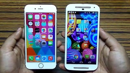 Moto G 2nd Gen vs iPhone 6 - Speed Test!