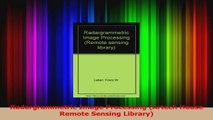 Read  Radargrammetric Image Processing Artech House Remote Sensing Library Ebook Free