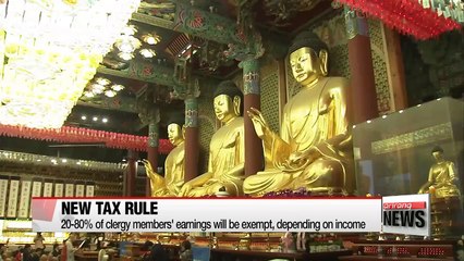 Clergy members in Korea to pay income tax starting in 2018