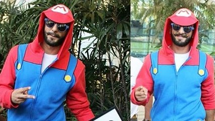 Ranveer Singh Dressed Up As Super Mario | Chalk N Duster Event