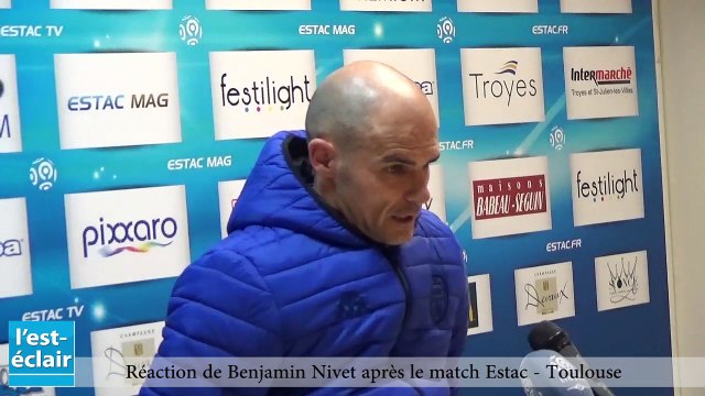Réaction de Benjamin Nivet après le match Estac - Toulouse (0-3)