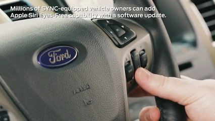 Ford Offers Apple Siri® Eyes-Free to Millions of Vehicles Globally