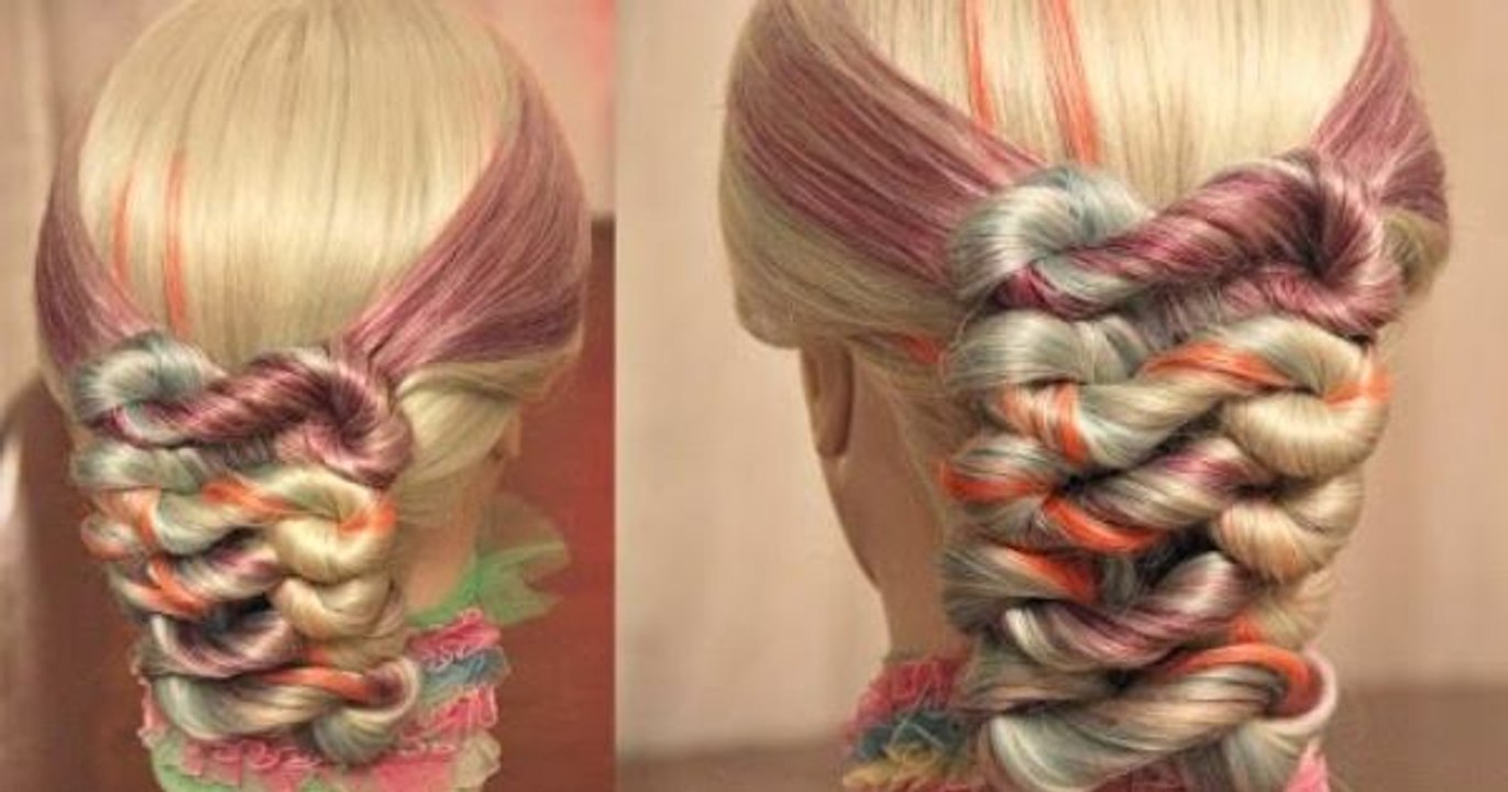 Elegant Twist Around Hairstyle Tutorial