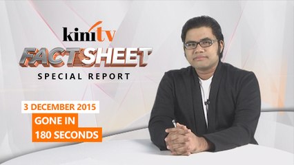 Fact Sheet - December 3: Gone in 180 seconds