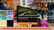 Getting started with Julia Programming Language PDF