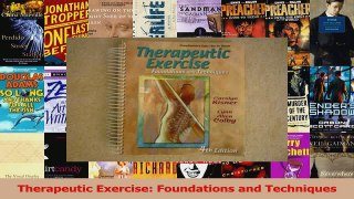 Download  Therapeutic Exercise Foundations and Techniques PDF Free