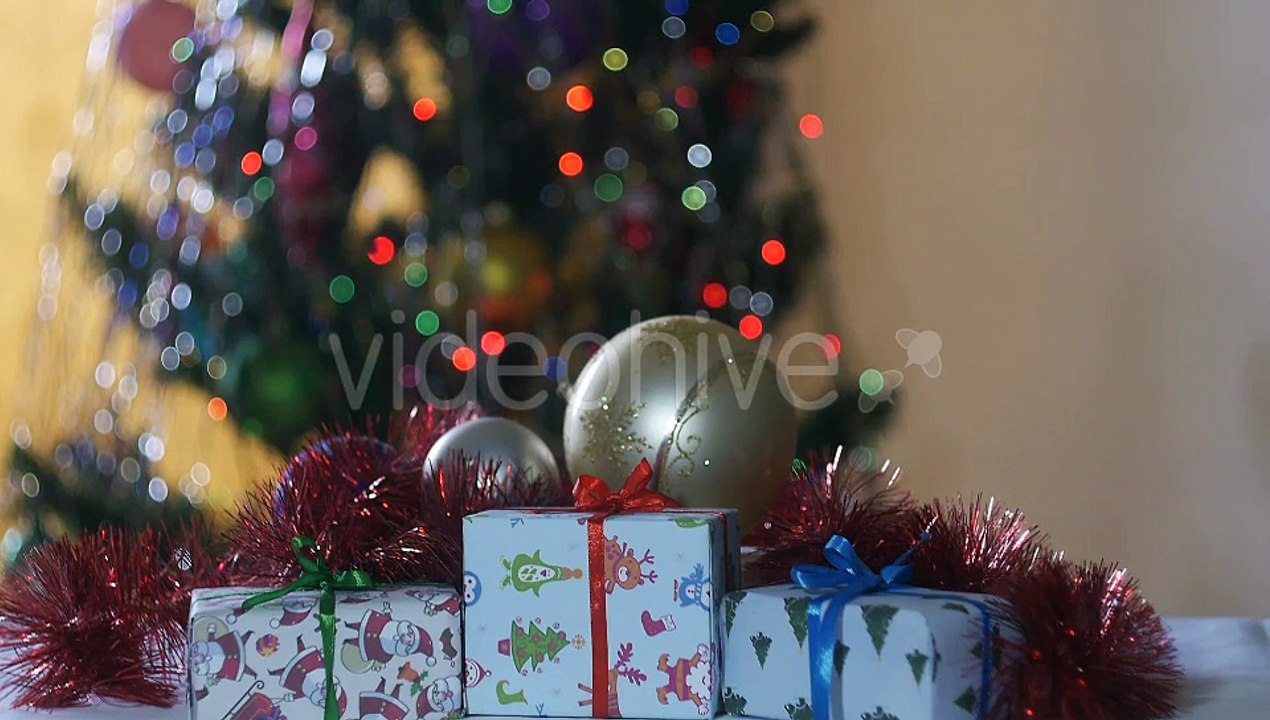 Presents Under The Christmas Tree | Stock Footage - Videohive