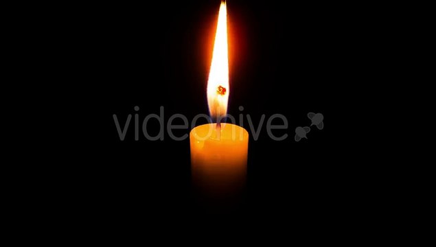 A Candle Burns | Stock Footage - Videohive