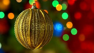 Christmas-and New Year Ball Decoration | Stock Footage - Videohive