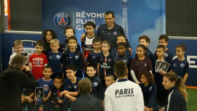 Pauleta at the Paris Saint-Germain Academy
