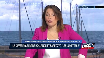 "La différence entre Hollande et Sarkozy? Les lunettes! " B.Obama