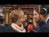 Tenso rifirrafe entre Celia Villalobos y Pablo Igleias en el Congreso