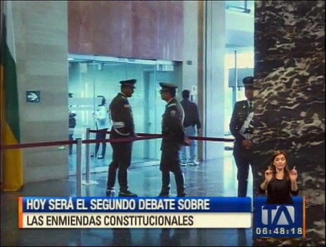 Hoy será el segundo debate sobre las enmiendas constitucionales