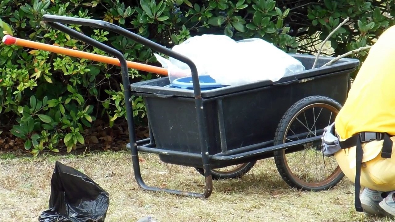 Old Wheelbarrows & New Helmets in Japan!
