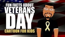 Veterans Day for Kids Cartoon! Learn Fun Facts about Veterans Day for Elementary Students