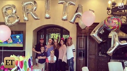 Miley Cyrus Helps Britney Spears Celebrate Her Birthday With Adorable Balloon Display