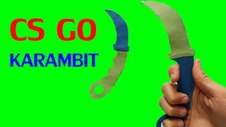 How to Make Paper CS:GO Karambit - Paper Knife - Easy origami instruction