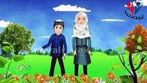 Bismillah Song Rhymes with cartoon character - Hindi Urdu