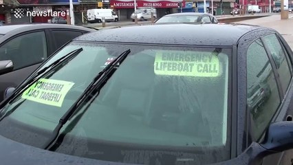 Search for missing aircraft off the coast of Blackpool, UK