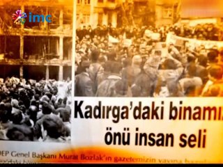 Özgür Ülke gazetesinin bombalandığı bina önünde anma yapıldı