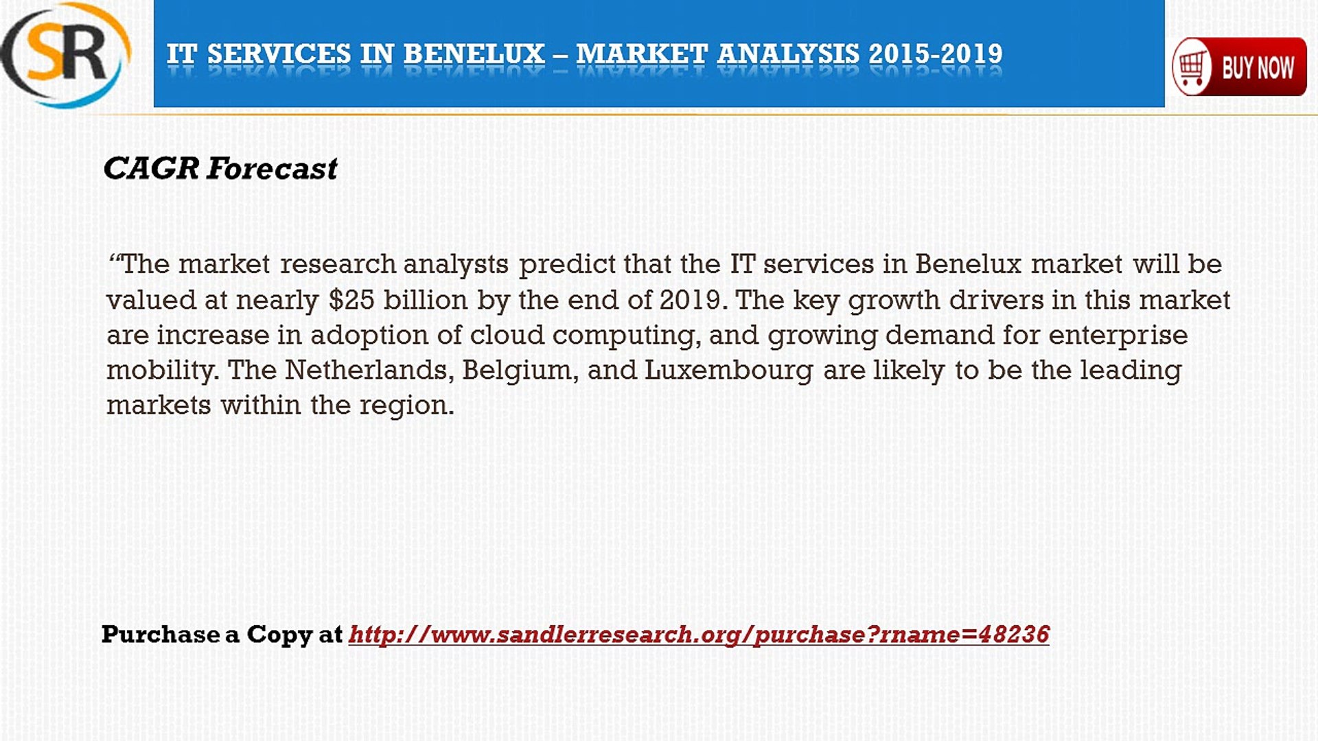 IT Services in Benelux – Market Analysis 2015 – 2019 - video ...