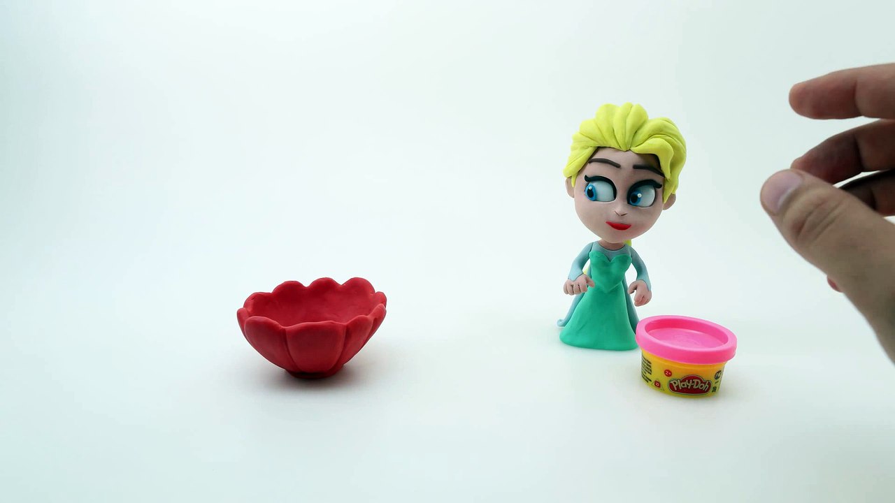 KZKCARTOON TV-How Elsa Makes Play-Doh Num Noms- Disney Frozen Stop Motion Animation