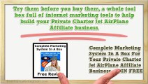 Free Trial Marketing Lead Tools For Private Charter Jet AirPlane Affiliate Business