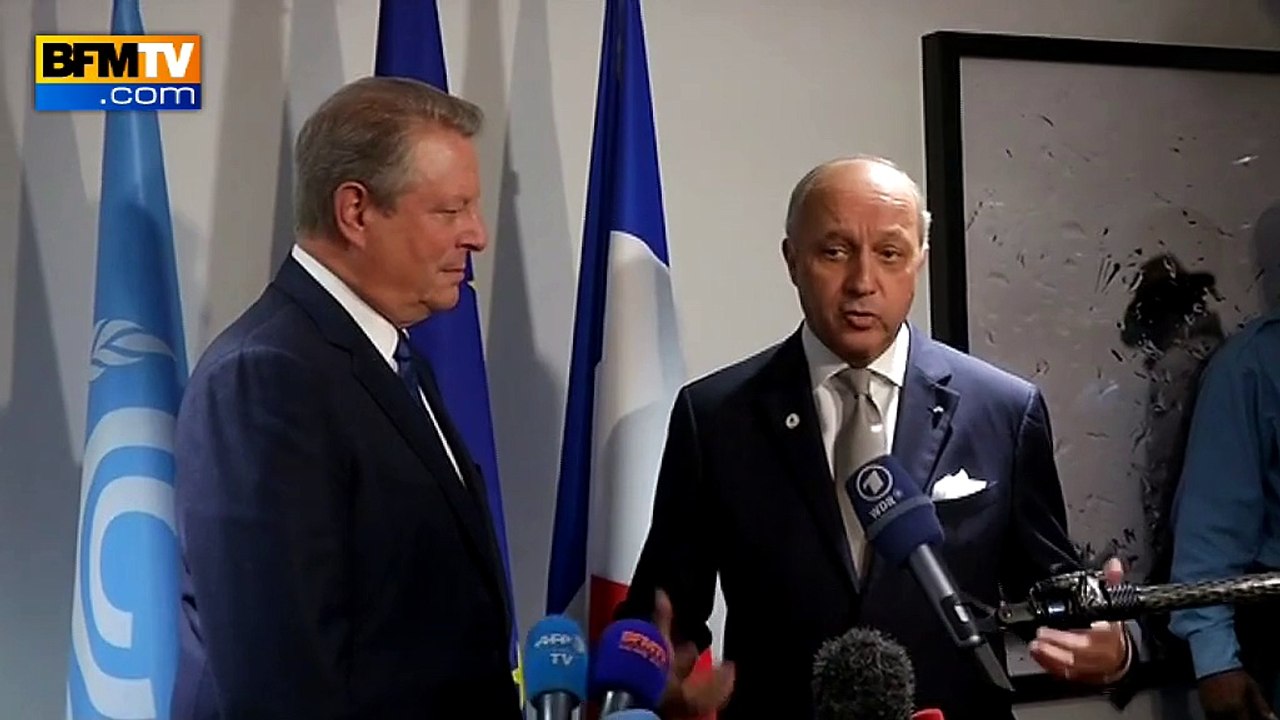 Al Gore: "Fabius est incroyable"