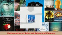 Download  Mathematics of Interest Rates and Finance PDF Online