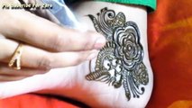 Latest Arabic Bridal Mehndi Design for Feet easy simple