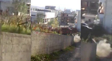 Tirane, Maskat grabisin automjetin e blinduar, i vënë flakën mjetit të tyre - Ora News