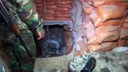 Hidden tunnels built by IS militants uncovered