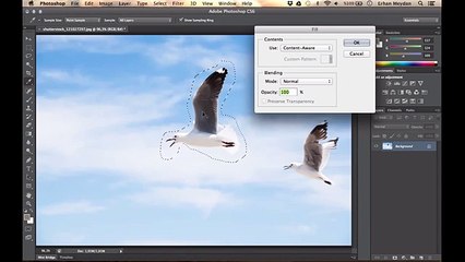 Adobe Photoshop CS6 Content Aware Fill Özelliği