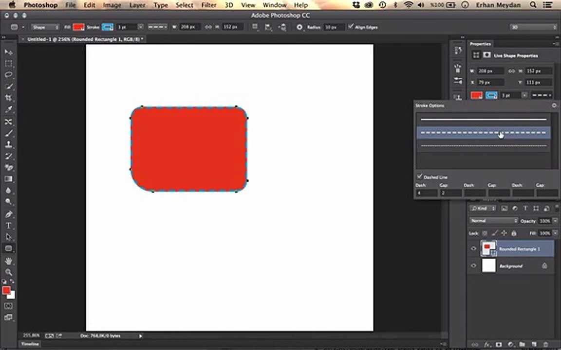 adobe photoshop cc yeni Şekil Özellikleri ve copy css yeniliği