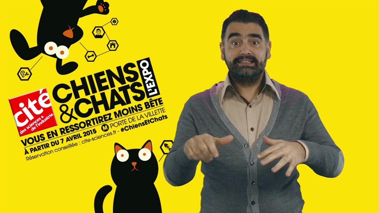 Informations LSF - Exposition "Chiens et Chats, l'expo" - Cité des sciences et de l'industrie - Paris 19ème
