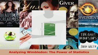 Read  Analyzing Wimbledon The Power of Statistics PDF Online
