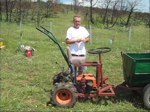 Do it yourself: Converting a cultivator into mini-tractor