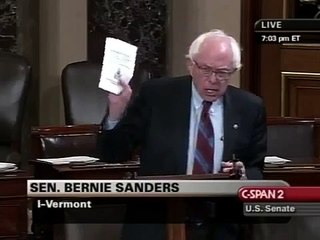 Bernie Sanders on National Usury Act (5) [Fiscal Crisis 2009 (16)] (5/19/2009)
