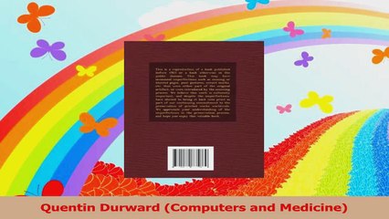 Quentin Durward Computers and Medicine PDF