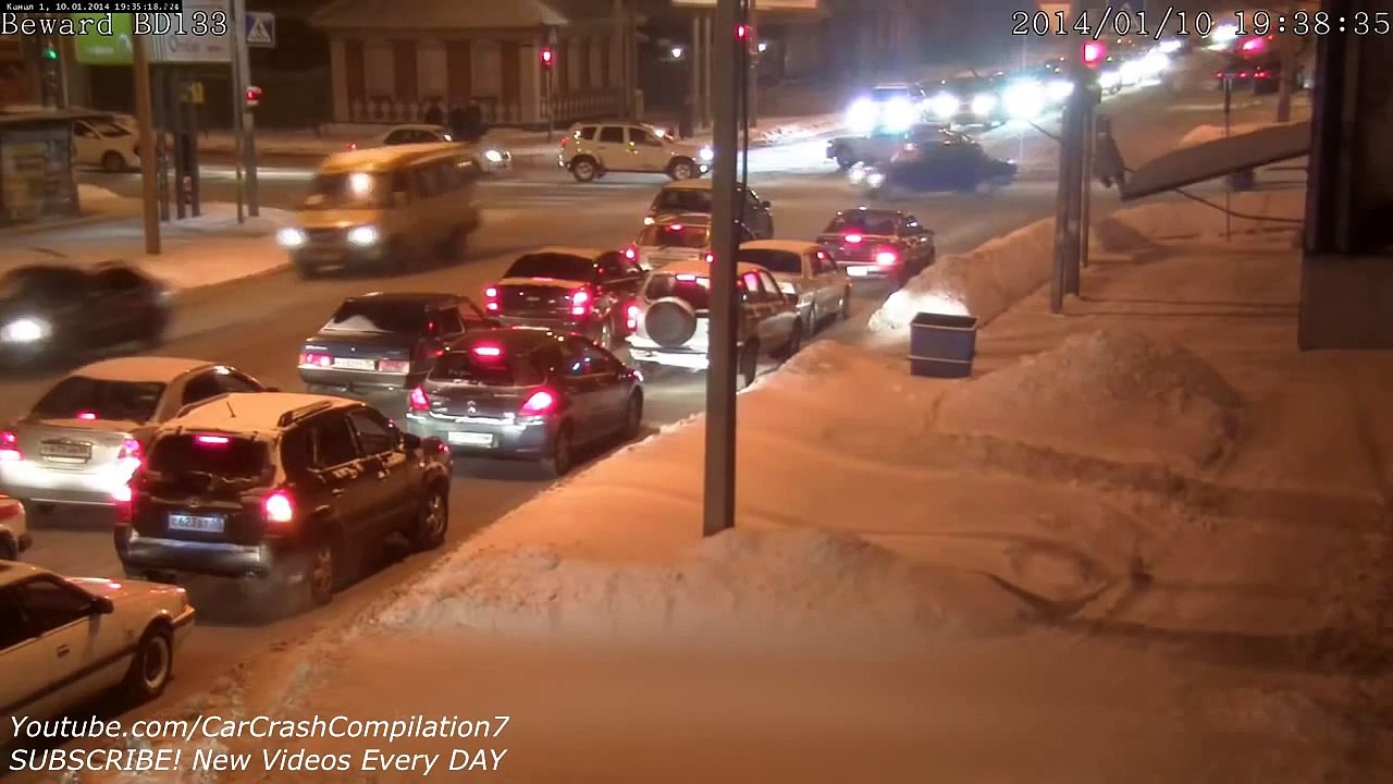 Car Crashes Compilation # 202 - January 2014