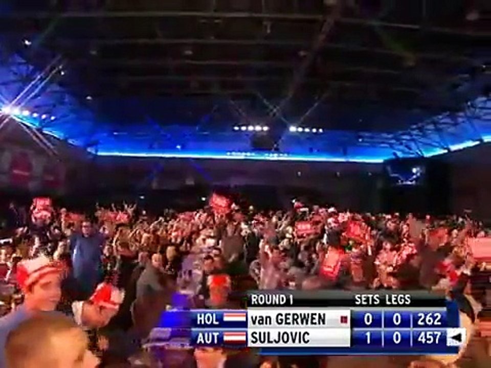 2011 World Darts Championship Round 1 van Gerwen vs Suljovic