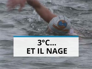 Nage de l'extrême : dans l'eau glacée, à 3 degrés