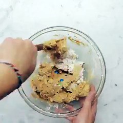 No-Bake Chocolate Peanut Butter M&M Balls