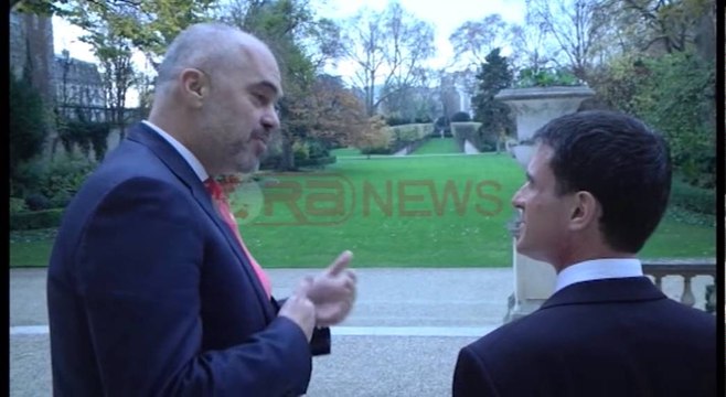 Rama një orë me homologun Valls për terrorizmin dhe integrimin- Ora News- Lajmi i fundit-