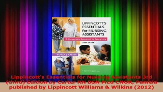 Lippincotts Essentials for Nursing Assistants 3rd third Edition by Carter RN BSN MEd Read Online