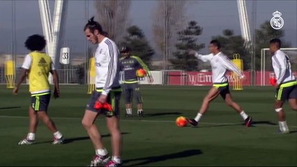 Pass pass pass at Ciudad Real Madrid