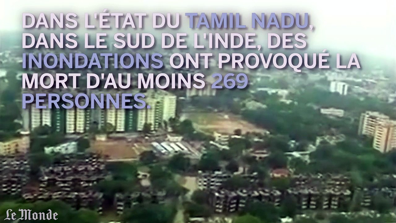 En images : les inondations meurtrières du sud de l’Inde