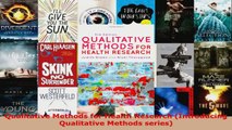 Download  Qualitative Methods for Health Research Introducing Qualitative Methods series PDF Free