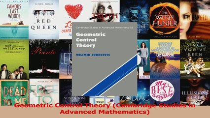 Download  Geometric Control Theory Cambridge Studies in Advanced Mathematics PDF Free