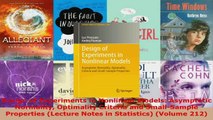 Download  Design of Experiments in Nonlinear Models Asymptotic Normality Optimality Criteria and Ebook Online